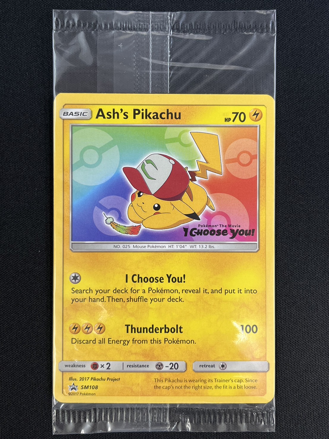 Ash's Pikachu/サトシのピカチュウ《英語/未開封》[P](SM108