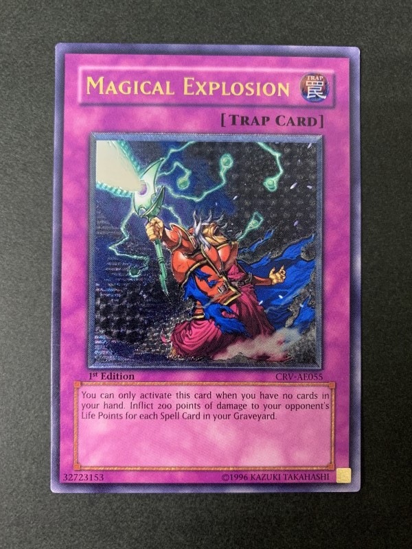 【PSA8】アジア マジカルエクスプロージョン レリーフ CRV AE 遊戯王 旧ｱｼﾞｱｱﾙﾃｨﾒｯﾄ]Magical Explosion /マジカル・エクスプロー