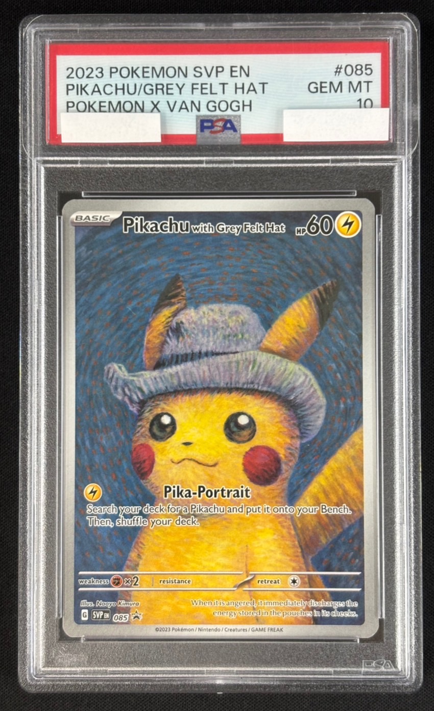 【店頭同時出品中】Pikachu with Grey Felt Hat《PSA10》[P](SVPEN085)