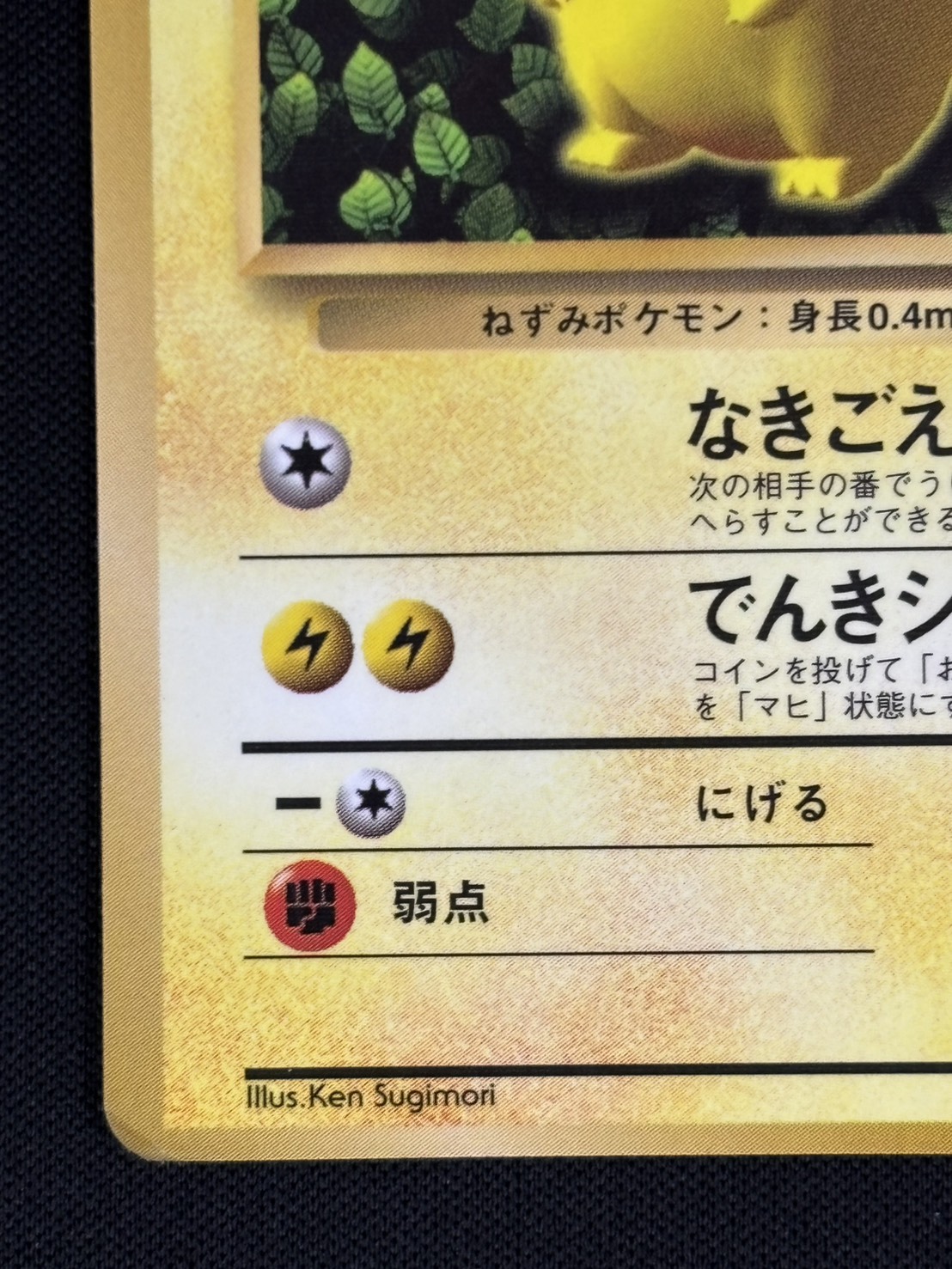 【店頭同時出品中】【状態D】ピカチュウ《旧裏》[P](No.025)