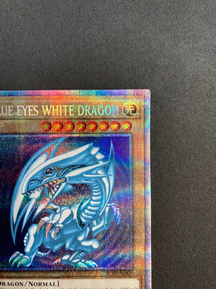 【状態B】BLUE EYES WHITE DRAGON/青眼の白龍[ﾌﾟﾘｽﾞﾏﾃｨｯｸｼｰｸﾚｯﾄ](AC02-JP000)