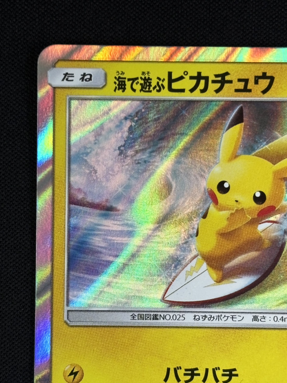 【状態B】海で遊ぶピカチュウ[P](392/SM-P)