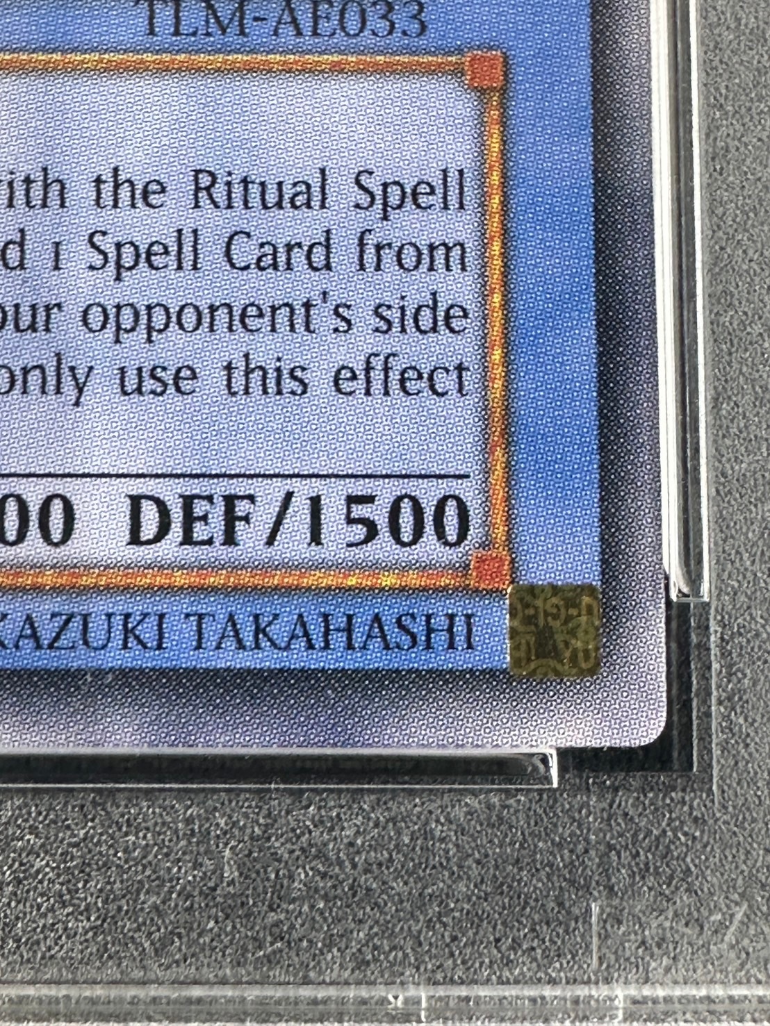 遊戯王 大邪神レシェフ 旧アジア版 レリーフ TLM-AE033 PSA10