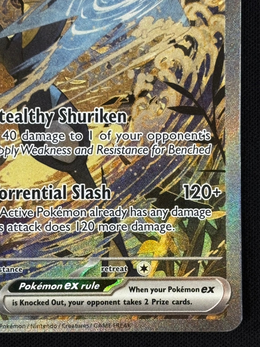 10枚セット　ゲッコウガex 英語 Greninja ex ポケモンカード ゲッコウガex SAR 海外版 英語版 プロモ Greninja ex - SVP132