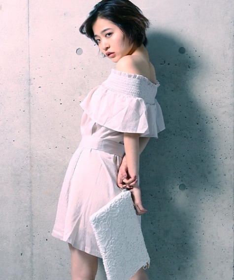 ガーリッシュ マドレーヌワンピース サックス ガーリッシュ マドレーヌワンピース サックス