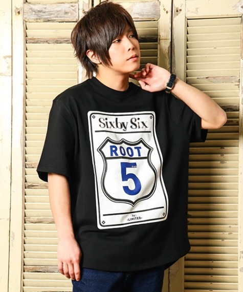 ROOT FIVE COLLABORATION T-SHIRT BLUE