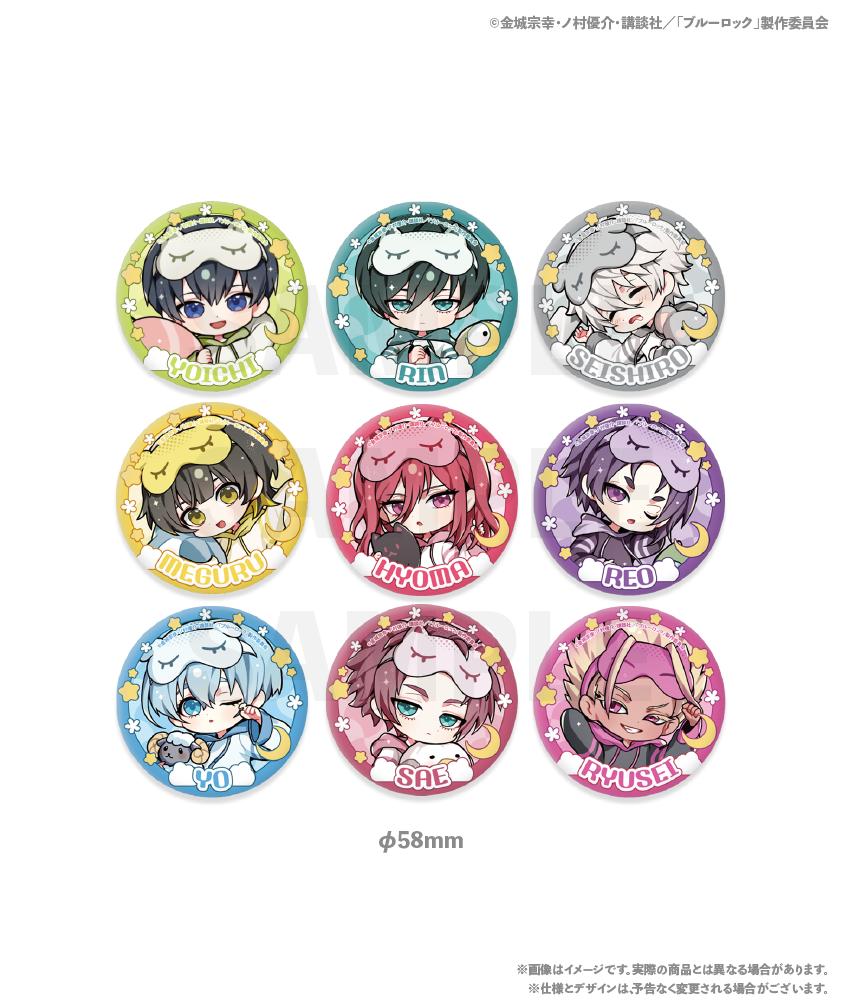 ブルーロック> トレーディング缶バッチ | すべての商品 | SixbySix