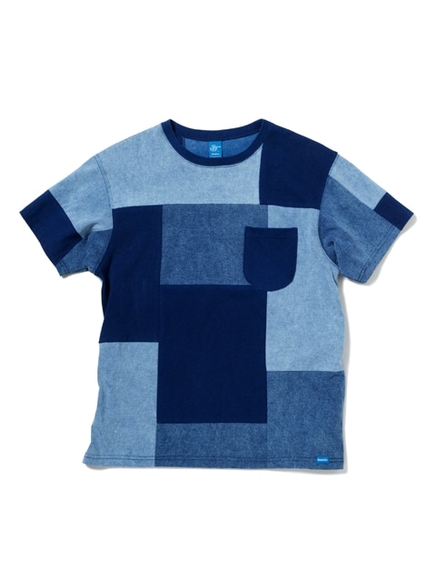 インディゴモンドリアンショートスリーブポケットTシャツ [2017 Spring/Summer]