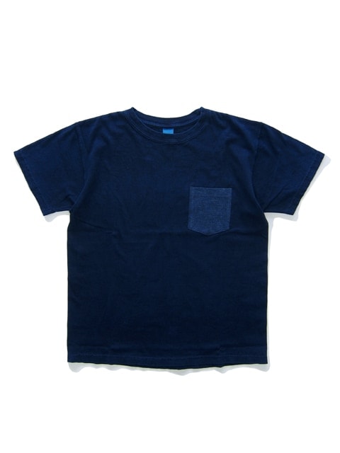 2トーンインディゴショートスリーブポケットTシャツ [2017 Spring/Summer]