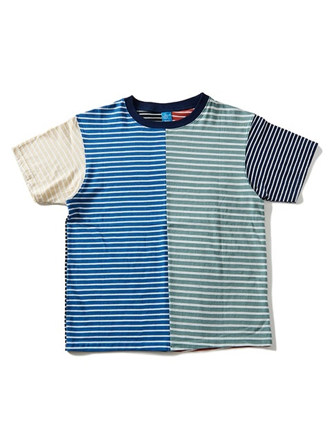 カラーブロックボーダーショートスリーブＴシャツ [2022 Spring/Summer]