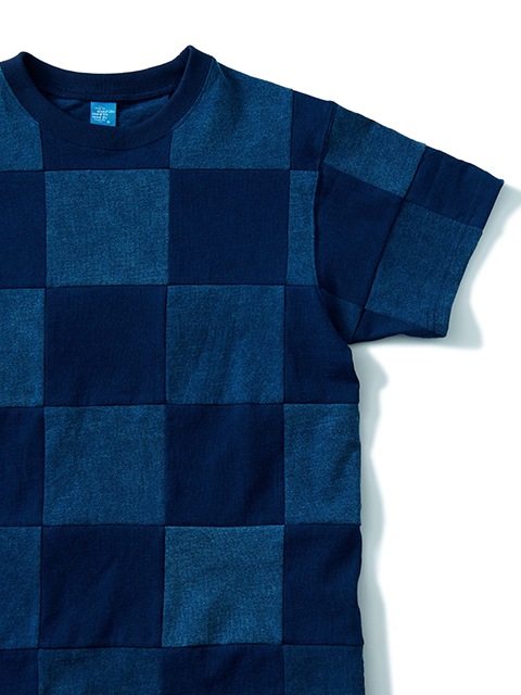 45rpm インディゴパッチワークTシャツ　訳あり Good On Official Online Store | グッドオン オフィシャルサイト