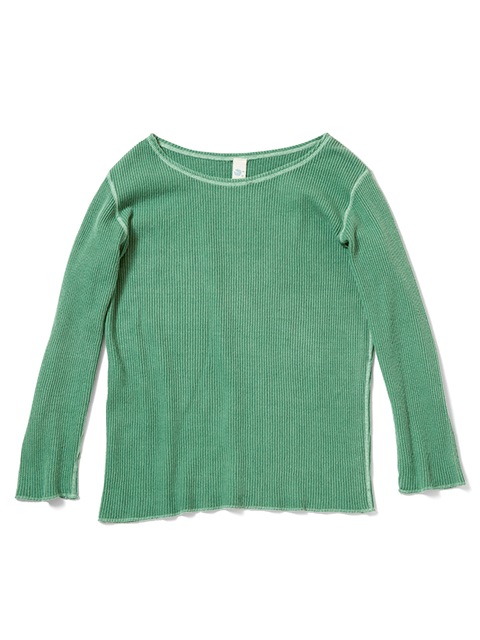 [WOMEN'S] ロングスリーブボートネックサーマルTシャツ [2019 Fall/Winter]