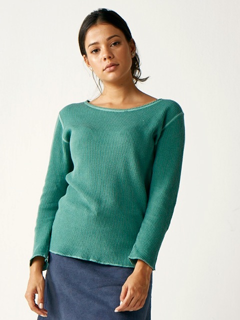 [WOMEN'S] ロングスリーブボートネックサーマルTシャツ [2019 Fall/Winter]