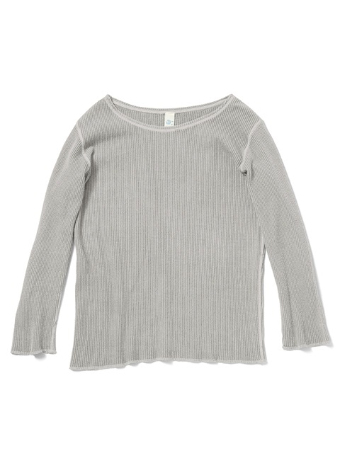 [WOMEN'S] ロングスリーブボートネックサーマルTシャツ [2019 Fall/Winter]