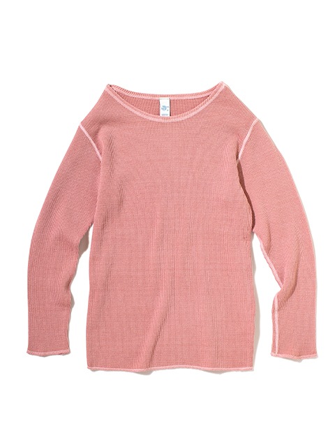 [WOMEN'S] ロングスリーブボートネックサーマルTシャツ [2019 Fall/Winter]