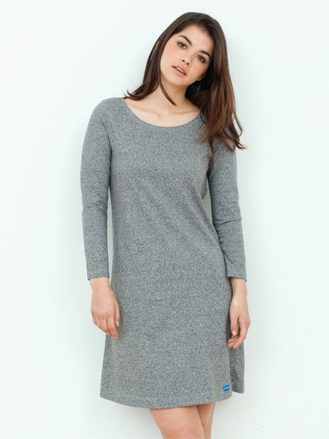 [WOMEN'S] ロングスリーブボートネックワンピース [2015 Spring]