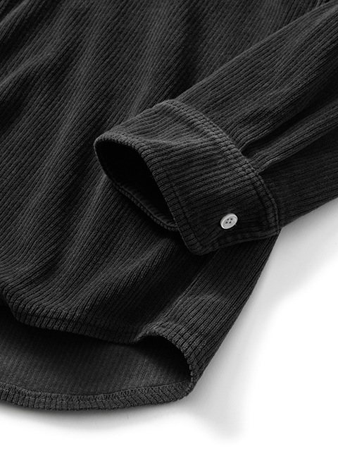 ニットコーデュロイロングスリーブボタンダウンシャツ [2025 Fall/Winter]