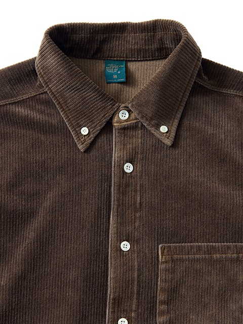ニットコーデュロイロングスリーブボタンダウンシャツ [2025 Fall/Winter]