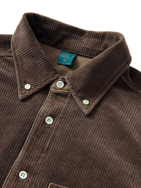 ニットコーデュロイロングスリーブボタンダウンシャツ [2025 Fall/Winter]