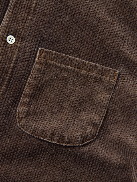 ニットコーデュロイロングスリーブボタンダウンシャツ [2025 Fall/Winter]