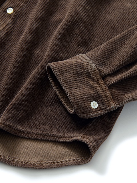 ニットコーデュロイロングスリーブボタンダウンシャツ [2025 Fall/Winter]