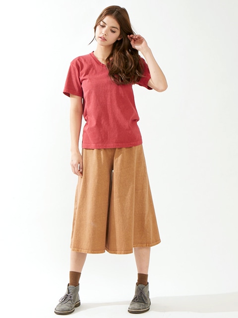 [WOMEN'S] T-ガウチョパンツ [2019 Spring/Summer]