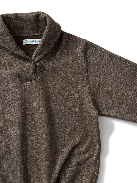 [WOMEN'S] ワンボタンショールカラースウェット [2025 Fall/Winter]