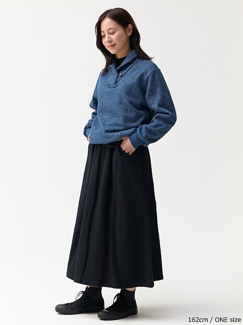[WOMEN'S] ワンボタンショールカラースウェット [2025 Fall/Winter]