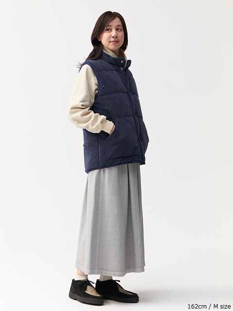 ニットコーデュロイ×光電子 ポカポカベスト [2025 Fall/Winter]