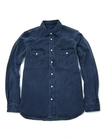 ロングスリーブヘビージャージーウエスタンシャツ [2015 Fall/Winter]