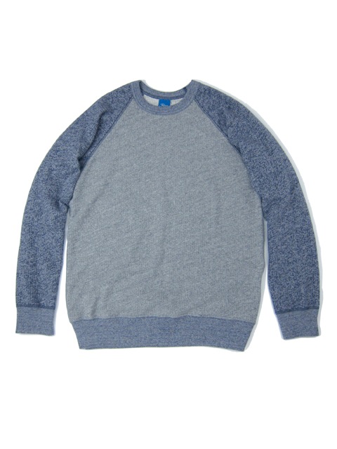 2トーンラグランクルースウェットシャツ [2016 Fall/Winter]