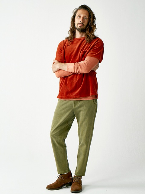 ベロアショートスリーブポケットTシャツ [2019 Spring]