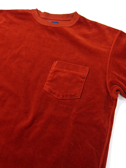 ベロアショートスリーブポケットTシャツ [2019 Spring]