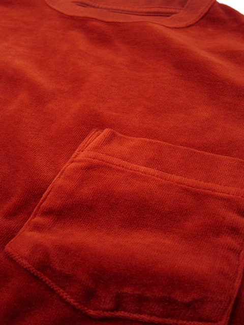 ベロアショートスリーブポケットTシャツ [2019 Spring]