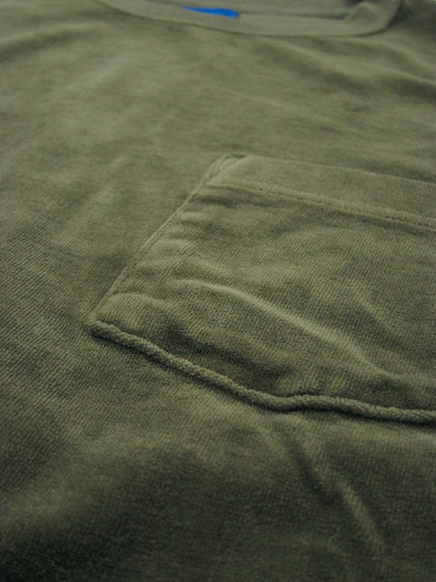 ベロアショートスリーブポケットTシャツ [2019 Spring]