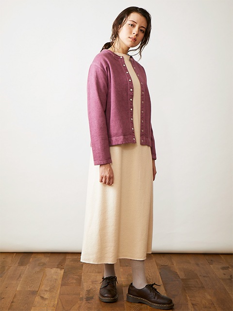 [WOMEN'S] カットオフフリースワンピース [2021 Fall/Winter]