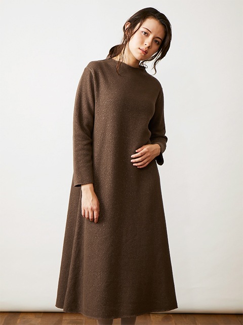 [WOMEN'S] カットオフフリースワンピース [2021 Fall/Winter]
