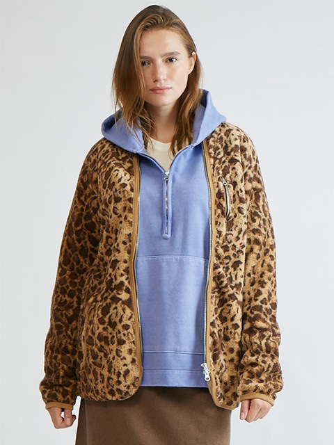 GYDA レオパードブランケット　col/ WH GYDAレオパードブランケット col/ BK GYDA レオパードブランケット col