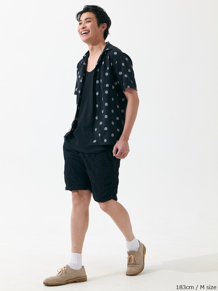 ドットショートスリーブオープンTシャツ [2026 Summer]