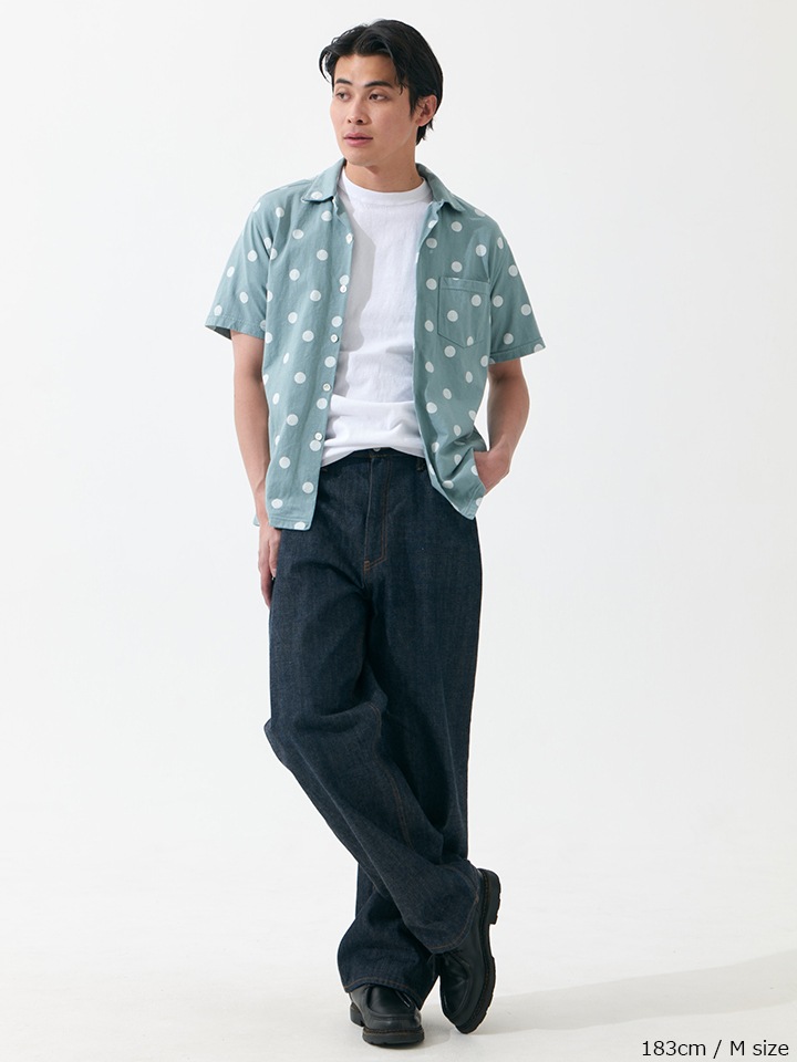 ドットショートスリーブオープンTシャツ [2026 Summer]