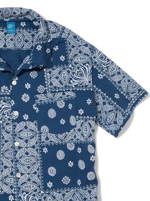 バンダナショートスリーブオープンTシャツ [2018 Spring/Summer]