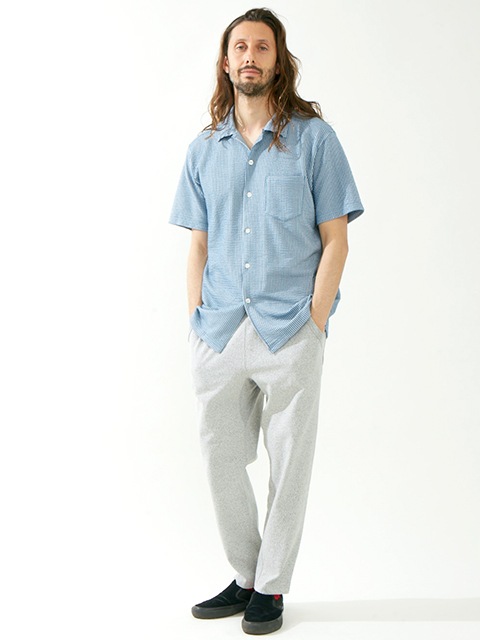 シアサッカーショートスリーブオープンTシャツ [2018 Spring/Summer]