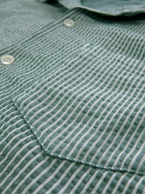 シアサッカーショートスリーブオープンTシャツ [2018 Spring/Summer]