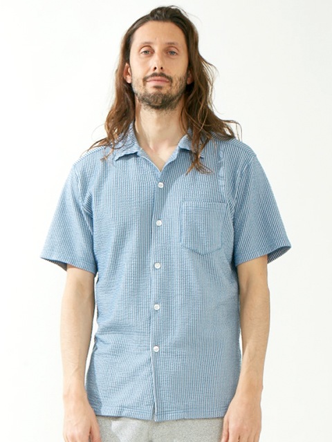 シアサッカーショートスリーブオープンTシャツ [2018 Spring/Summer]