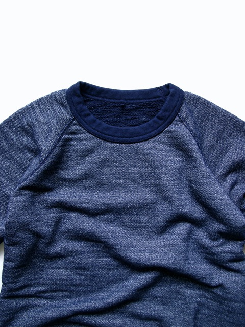 リバーシブルヘザーラグランクルースウェットシャツ [2016 Fall/Winter]