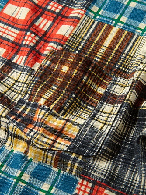 パッチワークプリントショートスリーブポケットTシャツ [2023 Spring/Summer]