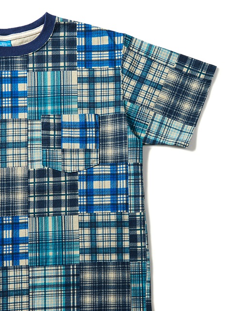 パッチワークプリントショートスリーブポケットTシャツ [2023 Spring/Summer]