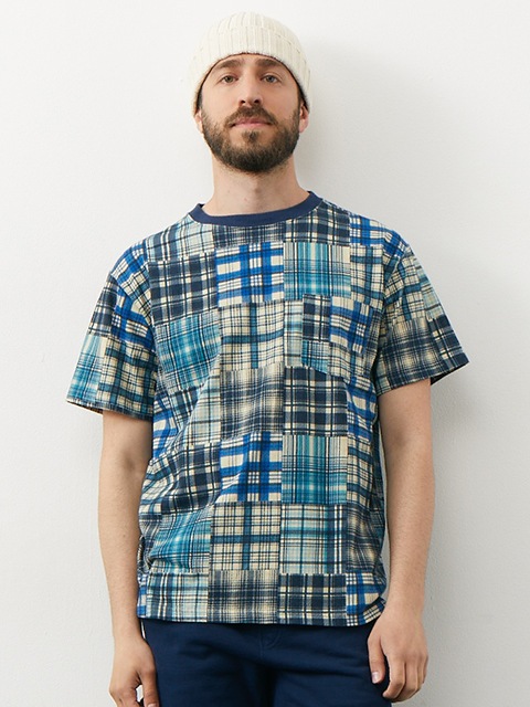 パッチワークプリントショートスリーブポケットTシャツ [2023 Spring/Summer]