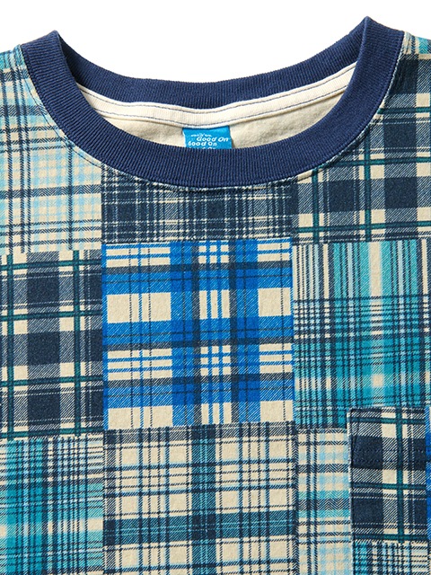 パッチワークプリントショートスリーブポケットTシャツ [2023 Spring/Summer]