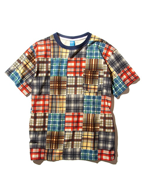 パッチワークプリントショートスリーブポケットTシャツ [2023 Spring/Summer]